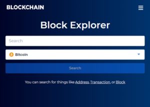 Access Blockchain.com website
