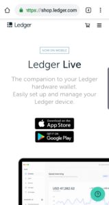 Links to download Ledger wallet apps